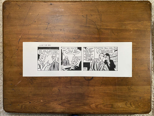 Dick Tracy Daily 6/23/82 Original Art Illustration | Fletcher Studio