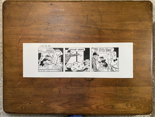 Dick Tracy Daily 6/30/82 Original Art Illustration | Fletcher Studio