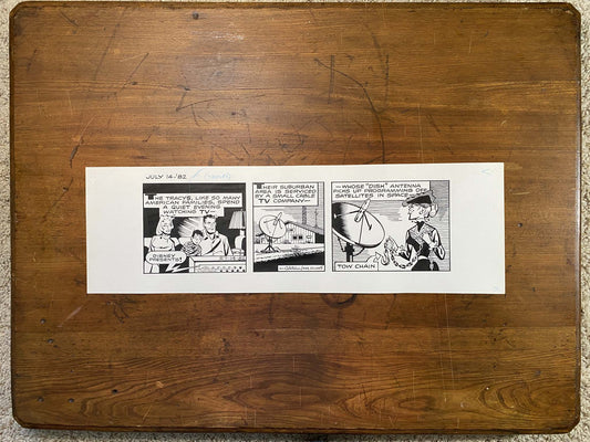 Dick Tracy Daily 7/14/82 Original Art Illustration | Fletcher Studio
