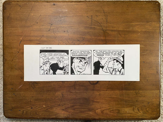 Dick Tracy Daily 7/24/82 Original Art Illustration | Fletcher Studio