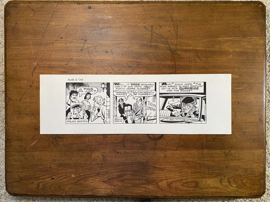 Dick Tracy Daily 8/2/82 Original Art Illustration | Fletcher Studio