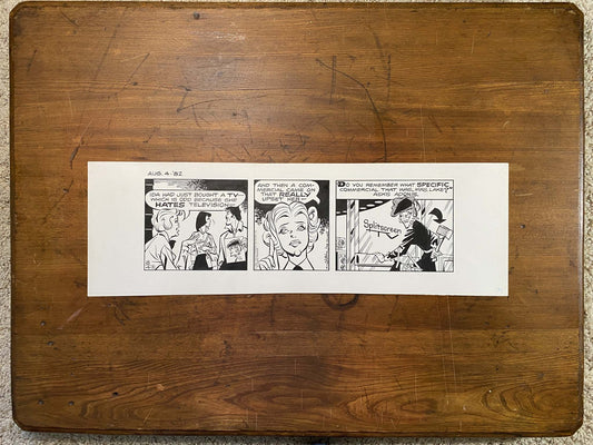 Dick Tracy Daily 8/4/82 Original Art Illustration | Fletcher Studio