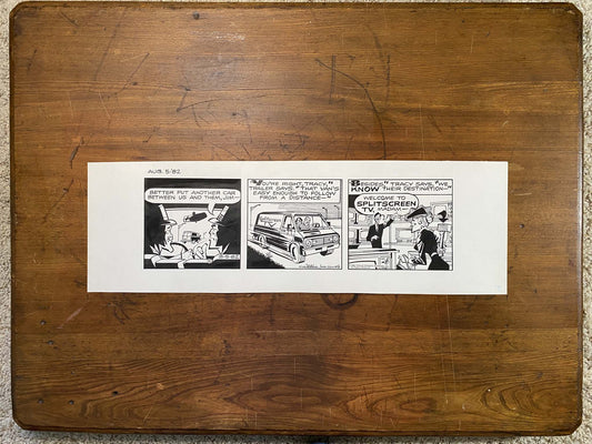 Dick Tracy Daily 8/5/82 Original Art Illustration | Fletcher Studio