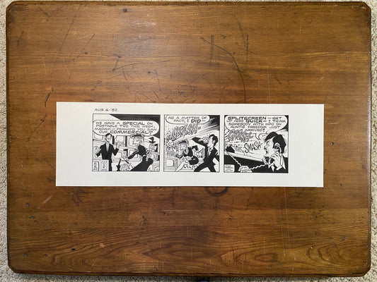 Dick Tracy Daily 8/6/82 Original Art Illustration | Fletcher Studio