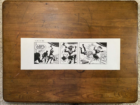 Dick Tracy Daily 8/14/82 Original Art Illustration | Fletcher Studio