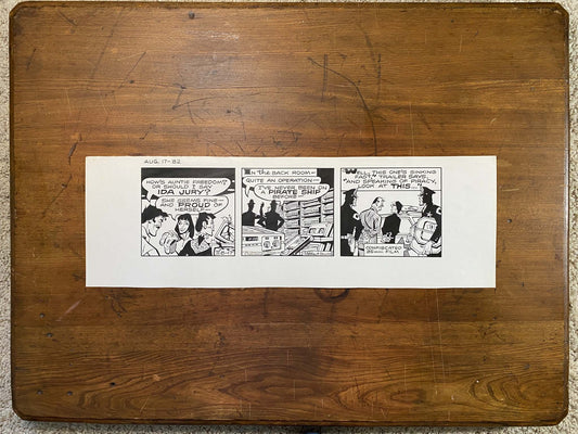 Dick Tracy Daily 8/17/82 Original Art Illustration | Fletcher Studio