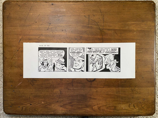 Dick Tracy Daily 8/19/82 Original Art Illustration | Fletcher Studio