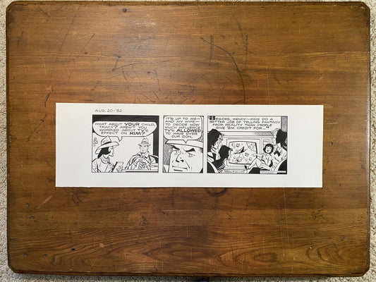 Dick Tracy Daily 8/20/82 Original Art Illustration | Fletcher Studio