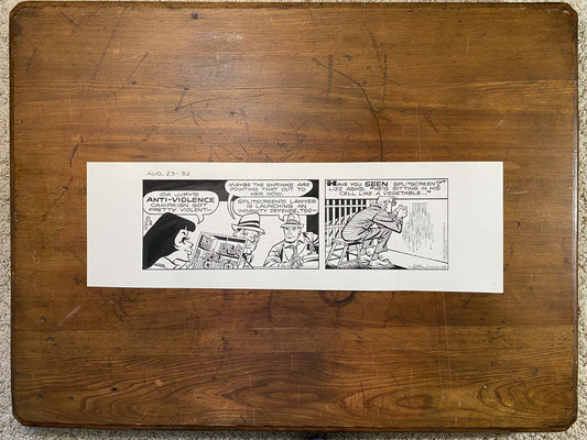 Dick Tracy Daily 8/23/82 Original Art Illustration | Fletcher Studio