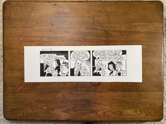 Dick Tracy Daily 8/27/82 Original Art Illustration | Fletcher Studio