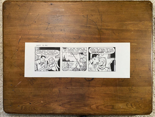 Dick Tracy Daily 9/15/82 Original Art Illustration | Fletcher Studio