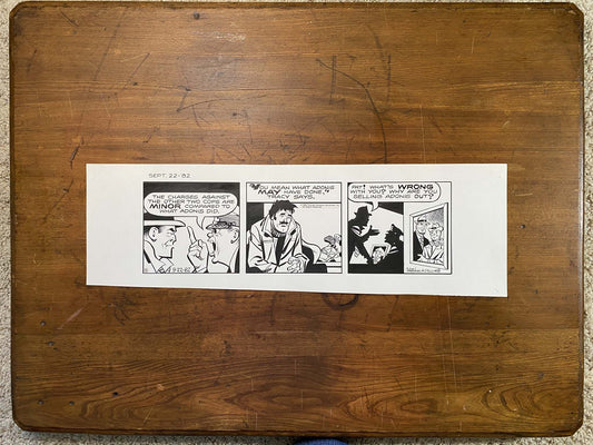 Dick Tracy Daily 9/22/82 Original Art Illustration | Fletcher Studio