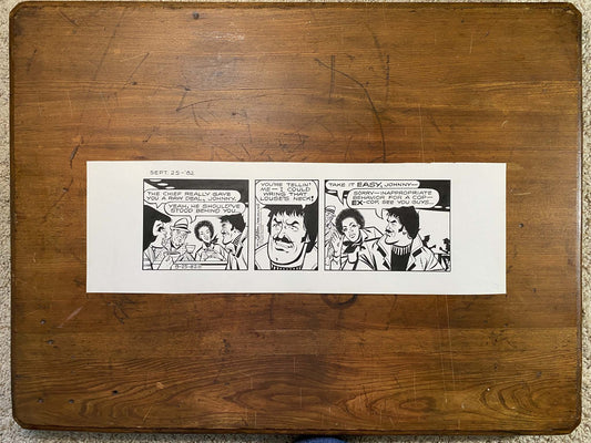 Dick Tracy Daily 9/25/82 Original Art Illustration | Fletcher Studio