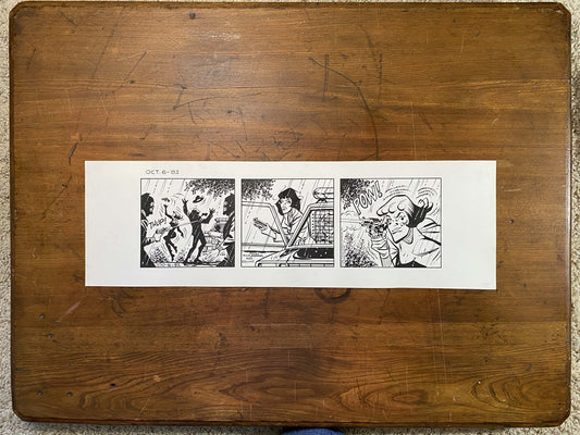Dick Tracy Daily 10/6/82 Original Art Illustration | Fletcher Studio