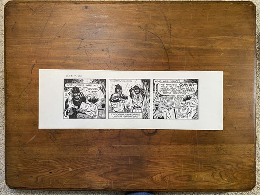 Dick Tracy Daily 10/7/82 Original Art Illustration | Fletcher Studio