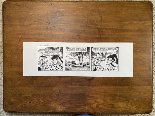 Dick Tracy Daily 10/8/82 Original Art Illustration | Fletcher Studio