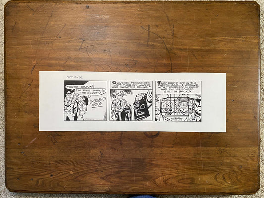 Dick Tracy Daily 10/9/82 Original Art Illustration | Fletcher Studio