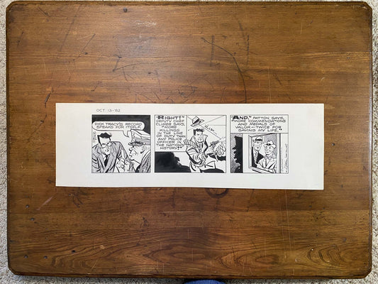 Dick Tracy Daily 10/13/82 Original Art Illustration | Fletcher Studio