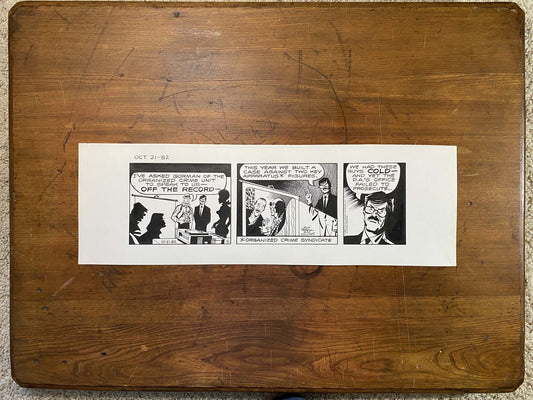 Dick Tracy Daily 10/21/82 Original Art Illustration | Fletcher Studio