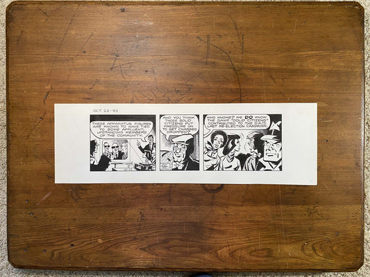Dick Tracy Daily 10/22/82 Original Art Illustration | Fletcher Studio