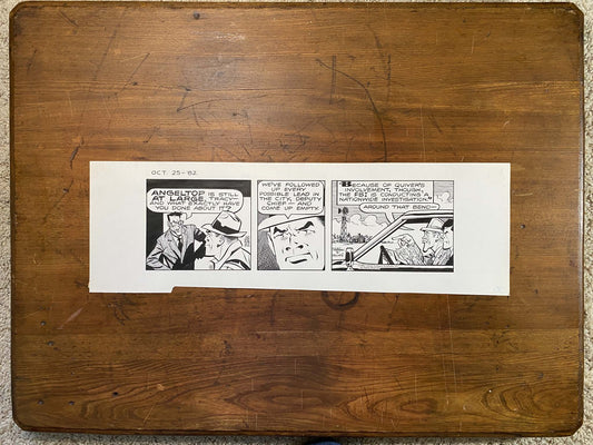 Dick Tracy Daily 10/25/82 Original Art Illustration | Fletcher Studio