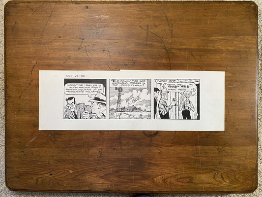 Dick Tracy Daily 10/26/82 Original Art Illustration | Fletcher Studio
