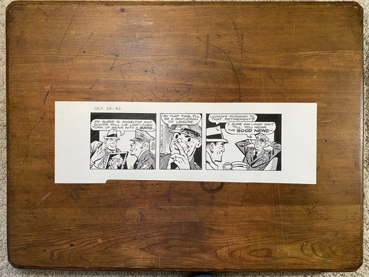 Dick Tracy Daily 10/29/82 Original Art Illustration | Fletcher Studio