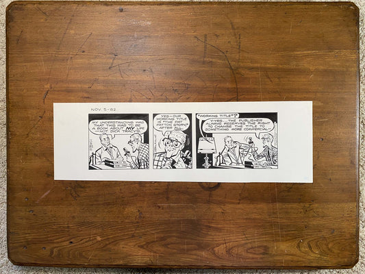 Dick Tracy Daily 11/5/82 Original Art Illustration | Fletcher Studio