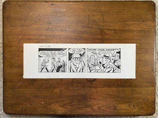 Dick Tracy Daily 11/15/82 Original Art Illustration | Fletcher Studio