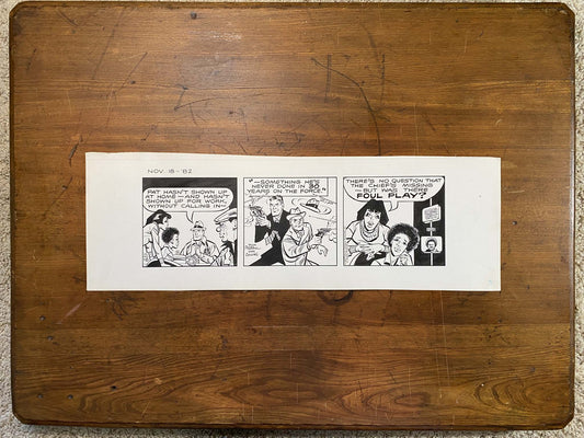 Dick Tracy Daily 11/18/82 Original Art Illustration | Fletcher Studio