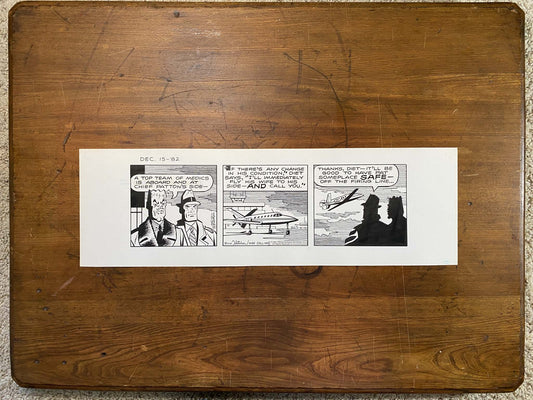 Dick Tracy Daily 12/15/82 Original Art Illustration | Fletcher Studio
