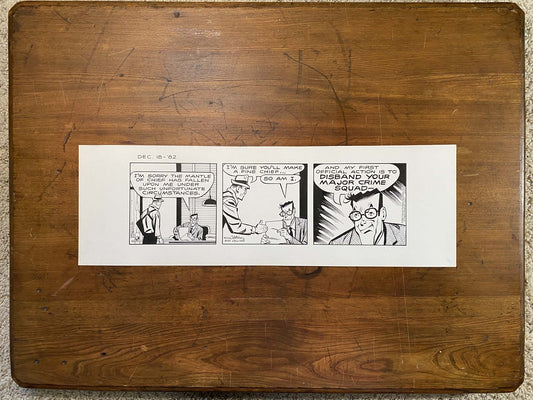 Dick Tracy Daily 12/18/82 Original Art Illustration | Fletcher Studio