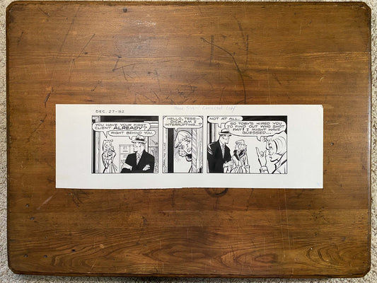 Dick Tracy Daily 12/27/82 Original Art Illustration | Fletcher Studio