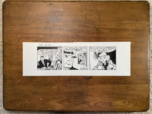Dick Tracy Daily 12/28/82 Original Art Illustration | Fletcher Studio