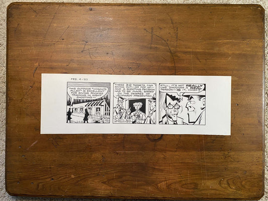 Dick Tracy Daily 2/4/83 Original Art Illustration | Fletcher Studio