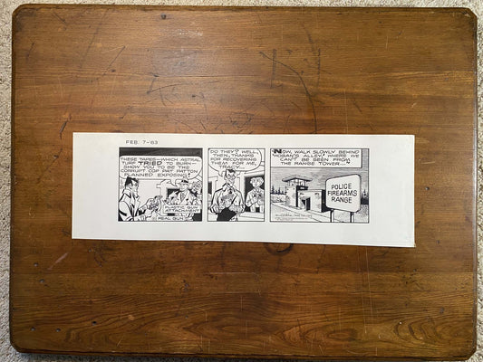 Dick Tracy Daily 2/7/83 Original Art Illustration | Fletcher Studio