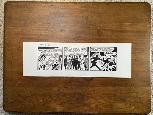 Dick Tracy Daily 2/9/83 Original Art Illustration | Fletcher Studio