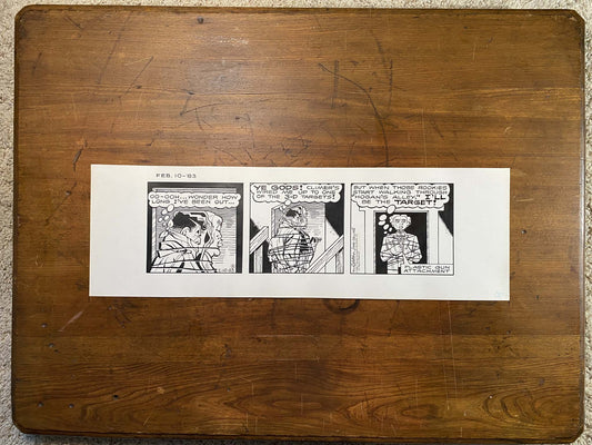 Dick Tracy Daily 2/10/83 Original Art Illustration | Fletcher Studio