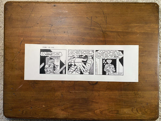 Dick Tracy Daily 2/12/83 Original Art Illustration | Fletcher Studio