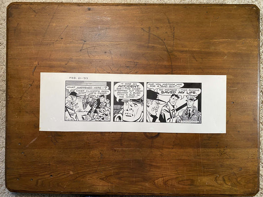 Dick Tracy Daily 2/21/83 Original Art Illustration | Fletcher Studio