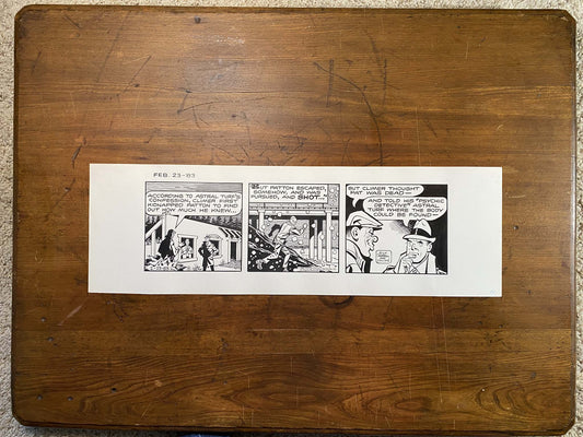 Dick Tracy Daily 2/23/83 Original Art Illustration | Fletcher Studio