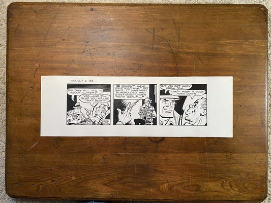 Dick Tracy Daily 3/2/83 Original Art Illustration | Fletcher Studio