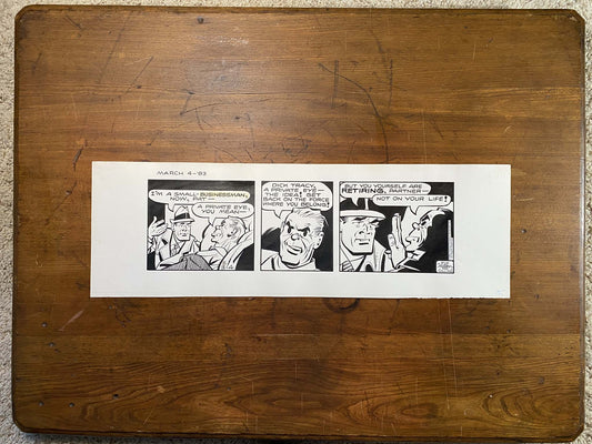 Dick Tracy Daily 3/4/83 Original Art Illustration | Fletcher Studio
