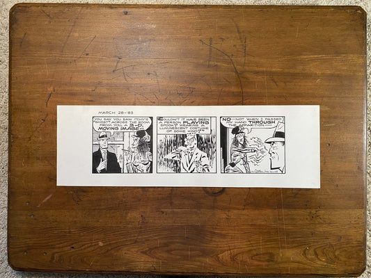 Dick Tracy Daily 3/28/83 Original Art Illustration | Fletcher Studio