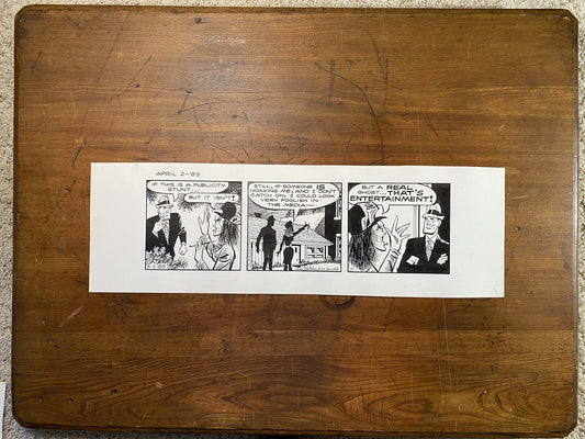 Dick Tracy Daily 4/2/83 Original Art Illustration | Fletcher Studio