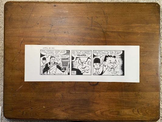 Dick Tracy Daily 4/8/83 Original Art Illustration | Fletcher Studio
