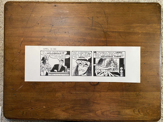 Dick Tracy Daily 4/13/83 Original Art Illustration | Fletcher Studio