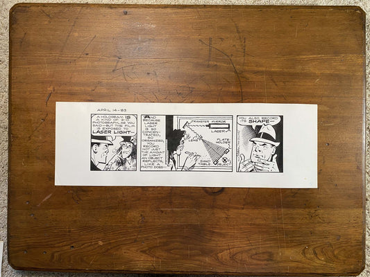Dick Tracy Daily 4/14/83 Original Art Illustration | Fletcher Studio