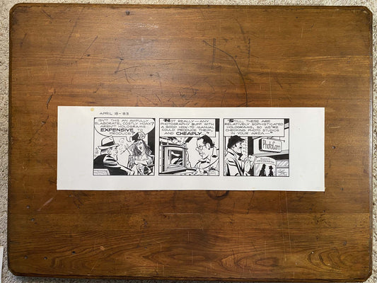 Dick Tracy Daily 4/18/83 Original Art Illustration | Fletcher Studio