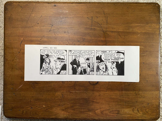 Dick Tracy Daily 4/20/83 Original Art Illustration | Fletcher Studio